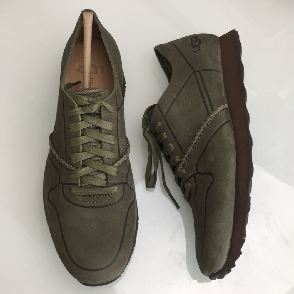 Ugg Trigo Unlined Moss Green Mens Sneakers New